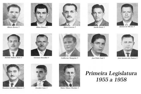 1ª Legislatura - 1955 - 1958 e Mesa Diretora.
