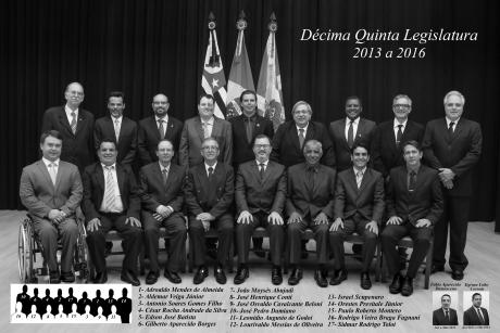15º Legislatura - 2013 - 2016 e Mesa Diretora