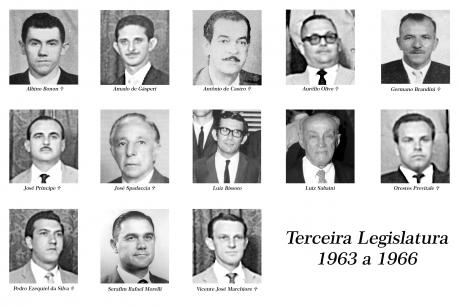 3ª Legislatura - 1963 a 1966 e Mesa Diretora